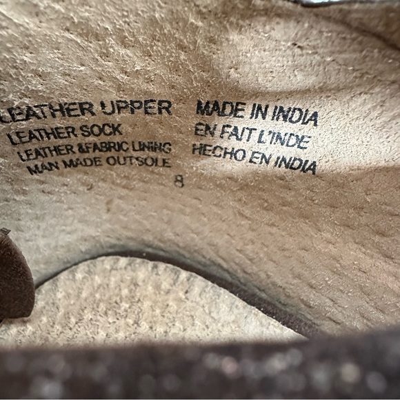 Seychelles 🎂  Strappy Chocolate brown with metallic booties Sz 8 - Picture 2 of 9